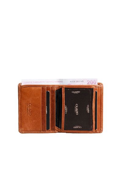 GUARD Dustin Antique Tan Leather Men's Wallet - Grd2403Xw22557