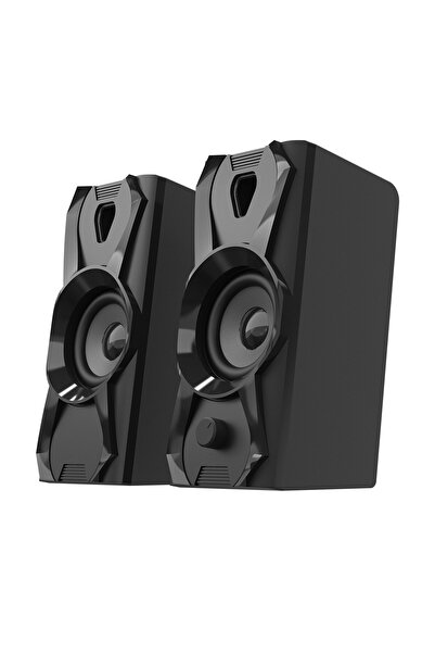 Mikado MD-166 2.0 5W * 2 Siyah USB Speaker