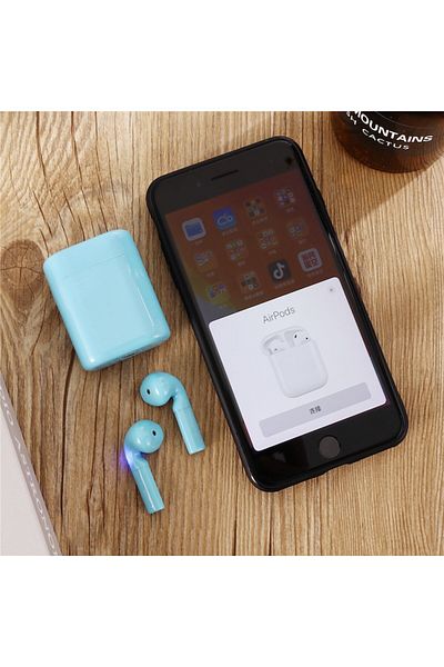 MACVI Casti wireless Macvi® Freepods i18, Bluetooth 5.0, Touch Control, HiFi Sound, albastru
