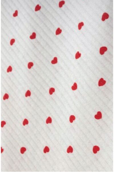 YUKOBABY The Most Natural Red Heart Natural Cotton 80X90 cm Single Layer Baby Blanket for Your Baby