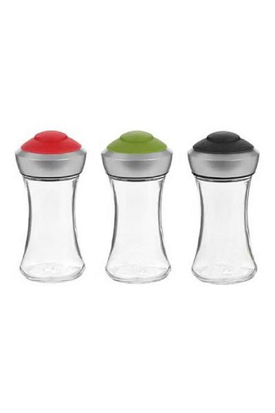 Trudeau 3-Piece Pop Salt And Pepper Shaker Multicolour