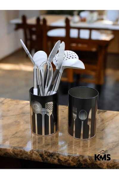 kmskumsar Suport pentru linguri din metal inoxidabil - Cu model și în relief,...