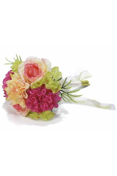 Decorer Buchet Flori Artificiale Hortensii Multicolor Cm 10 X 28,5 H