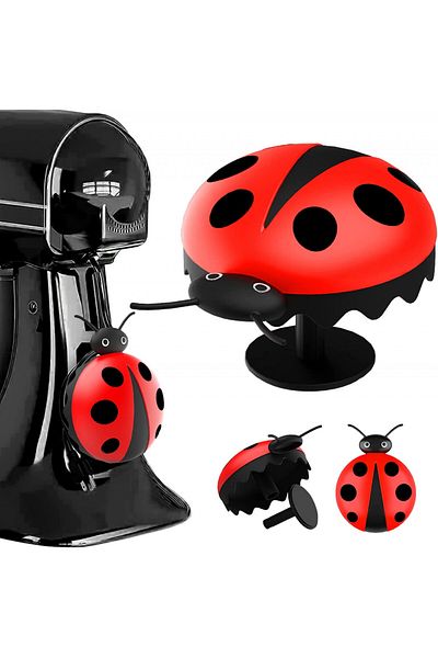 Yizemay Cable Organizer, Abs, Black/red, 9.5 X 8 X 4.5 Cm