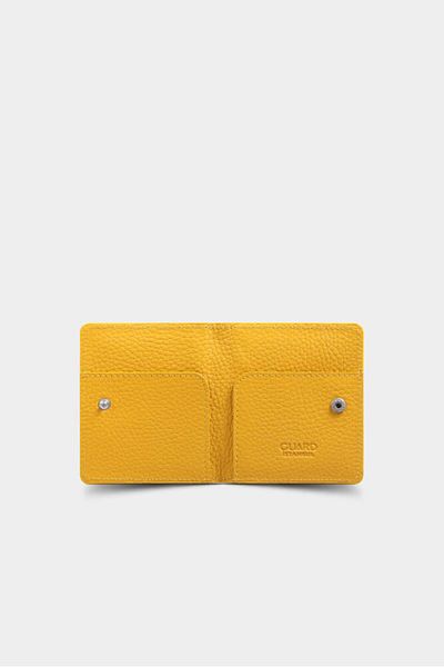 GUARD Yellow Patch Design Leather Card Holder - Grd2403xw22177