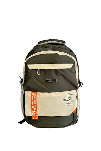 Relaxion 2059 Backpack Middle School High School Waterproof Fabric Bag