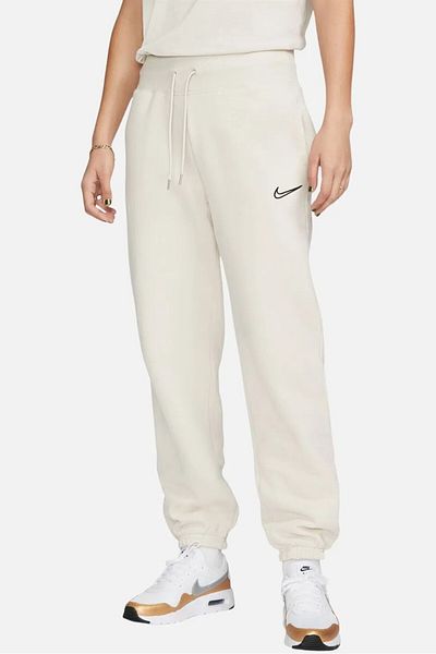 Nike Phoenix Fleece Loose Fit Pant Women's High Waist Loose Cut Women's Sweatpants Light Beige