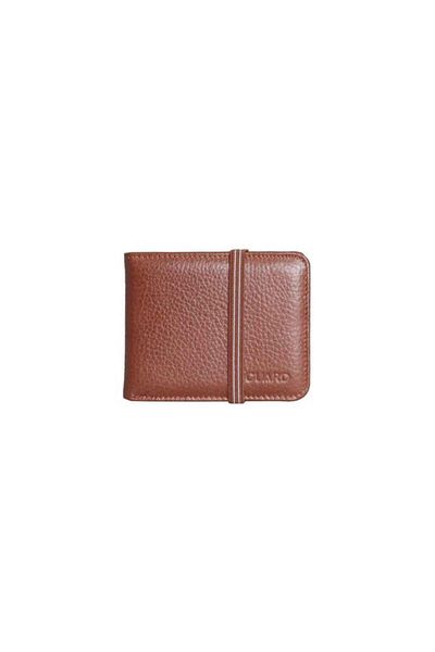 GUARD Elastic Sports Genuine Leather Tan Wallet - Grd2403Xw22536