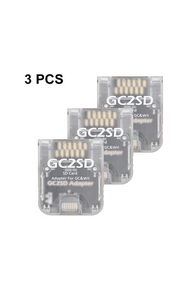 Choice 3PCS TRN Bitfunx GC2SD Micro SD Card Adapter For NGC Swiss GC Loader for Nintendo GameCube Wii Cons