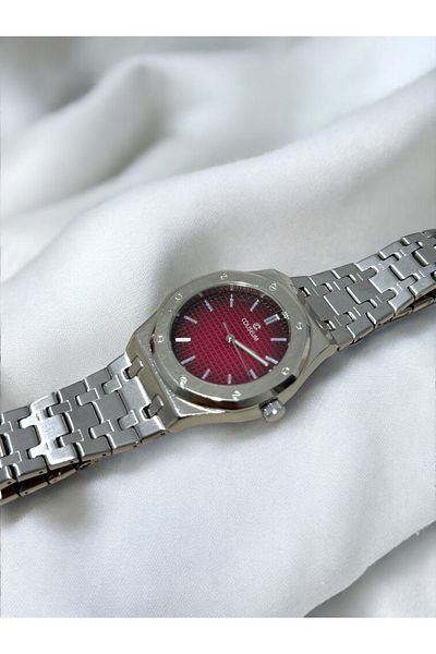 MAC CENTER Steel Men's Wristwatch-Gift Package Made-Steel Men's Wristwatch-Steel Cord-Patek Model