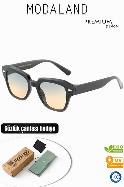 ModaLand Dulcet Black Uv400 Men's & Women's Sunglasses