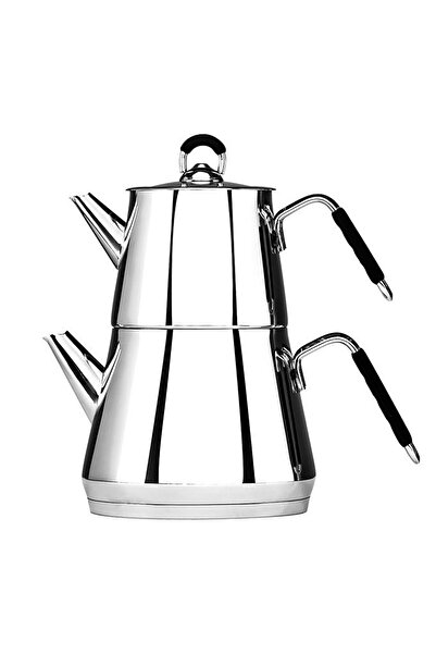 Bambum طقم إبريق شاي سيرينيتي ميني ستيل - فضي