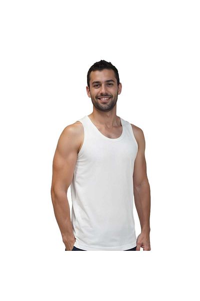 Hulla Box of 6 men's BYC white hanging T-shirts