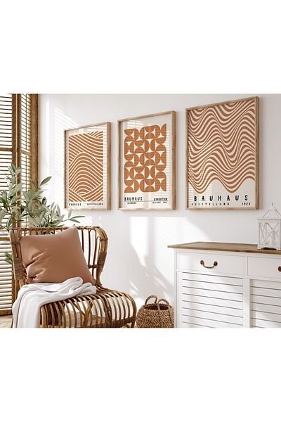 Dekorsiahome 3 Pcs Wood Frame Living Room Hall Kitchen Table Set Set3216