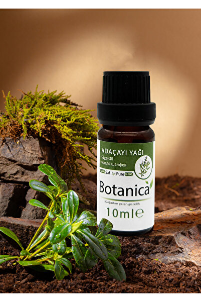 botanica سالفيا أوفيسيناليس 10 مل - زيت المريمية والتفاح المر وتخفيف التوتر وتنظيف البشرة