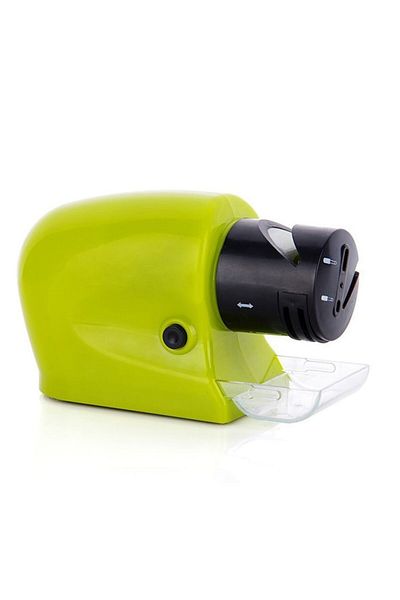 MACVI Macvi® Electric Sharpener for Knives, Scissors, Screwdrivers, Green, 13 x 8 x 5 cm