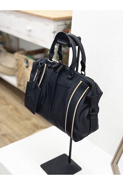 Jacquline 2508 Imported Fabric Both Hand and Crossbody Bag Women