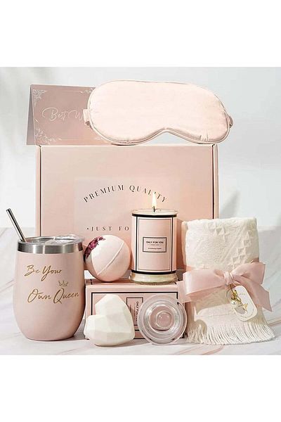 GIFT Vitacelli Luxury Spa Gift Set for Women – 7 PCS Relaxing Bath & Body Care Kit with Gift Box