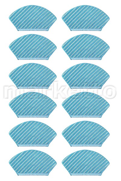 Marketto ميديا ​​M7 مكنسة كهربائية وممسحة روبوت 12 قطعة قماش ممسحة متوافقة