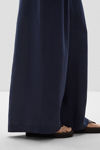 Oysho 100% Linen Straight Cut Wide Pants