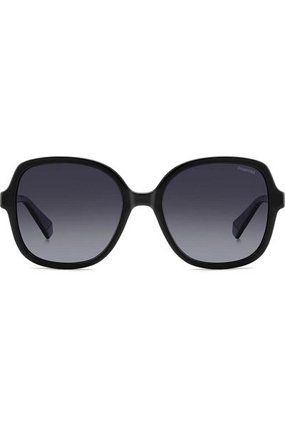 Polaroid Ochelari de soare polarizați pentru femei Pld 4177/s/x 807/wj, plastic, negru, 52 mm