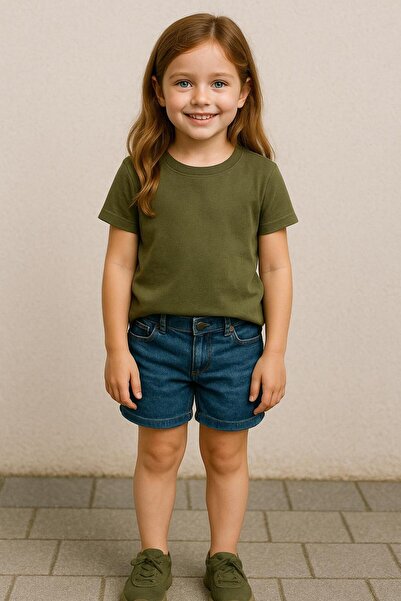 Cloise Χακί Παιδικό T-shirt Unisex |   100% βαμβάκι |