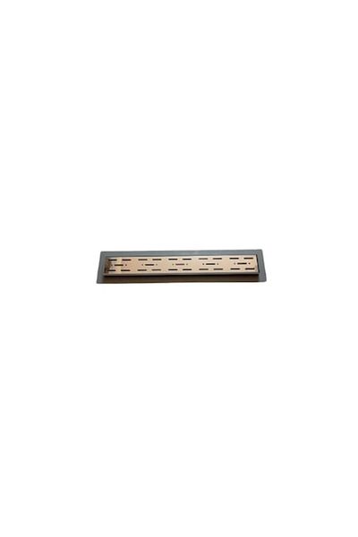 TEMPOLINE Recessed shower channel with stainless steel grate 50 cm, height adjustable, 360 degree reversible