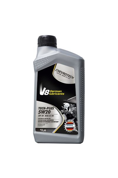 SAMER V8 German Lubricants Tech-plus 5w-20 Engine Oil 1l – Api Sn, Synthetic, German Technology