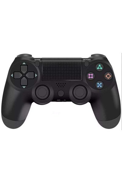 MACVI Controller Wireless Macvi® Doubleshock 4 pentru PS4, PS TV, PS Now, Negru cu Vibratii