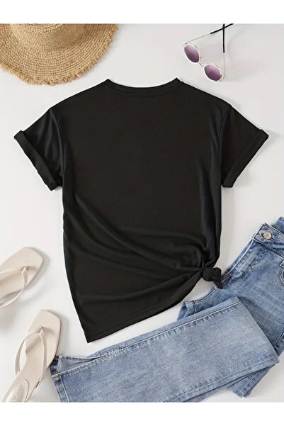 EXPECTED Unisex Cute Pandas εμπριμέ βαμβακερό, υπερμεγέθη, κομψό, casual μπλουζάκι