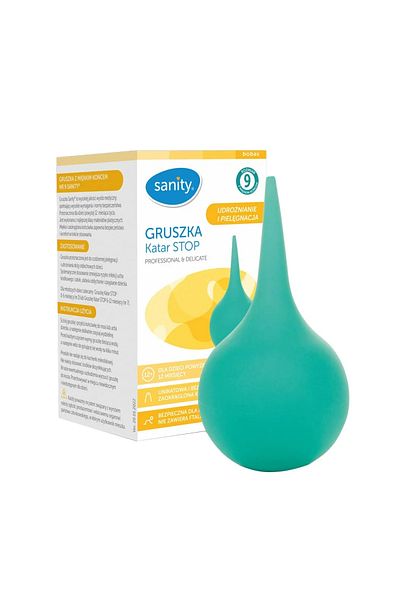 sanity Piriform Stop Pump No.9, Nose and Ears, For Children 1 Year, Green