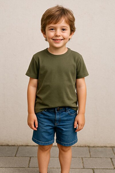 Cloise Χακί Παιδικό T-shirt Unisex |   100% βαμβάκι |