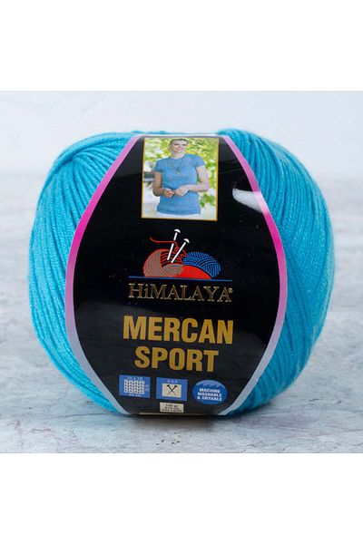 Himalaya Mercan Sport Hand Knitting Yarn 101-13 Turquoise