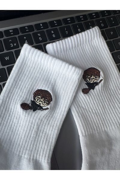 AYDK Harry Potter Lord Voldemort Collectible White Summer Winter Socket Cotton Unisex Socket Socks Set