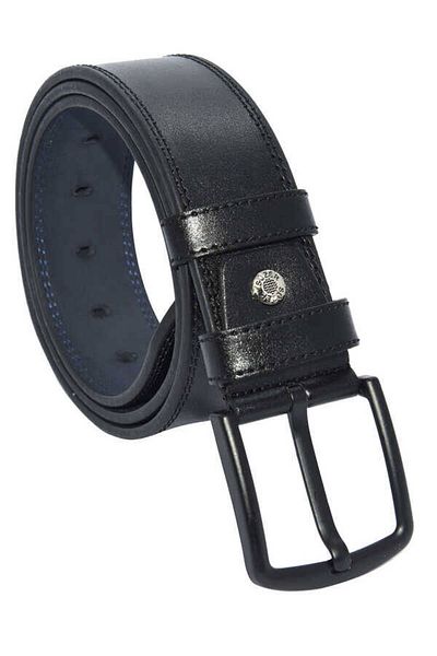 Süzer Deri 3 Τεμάχια X Αθλητική Ζώνη από Faux Leather Διπλή Ραμμένη 4,5 εκ.