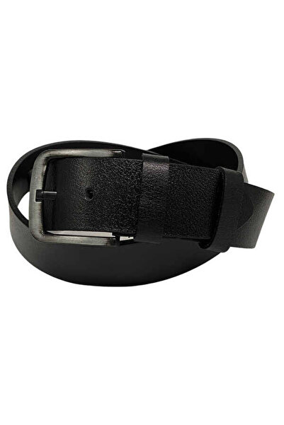 Süzer Deri Αθλητική ζώνη από γνήσιο δέρμα 4,5 εκ. Μαύρη - Μονόστρωτο δέρμα Buffalo