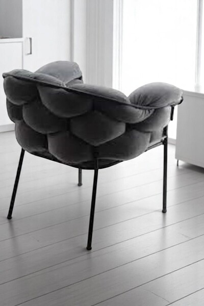 SEZBİL Balon Sandalye, (2 ADET) Çay Seti, Berjer, Yemek Odası Sandalyesi, Mut...