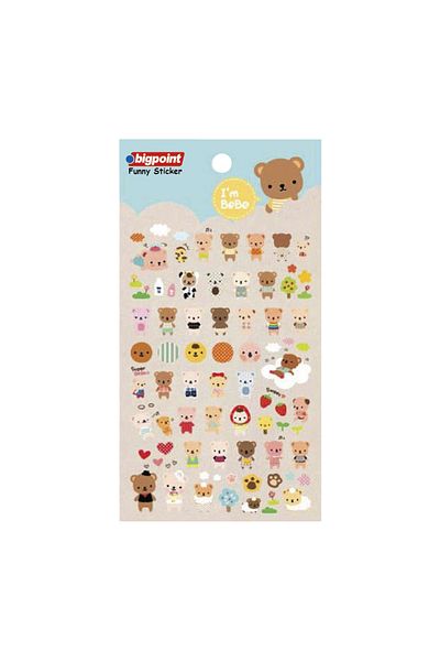 Bigpoint Sticker Bears 15 Pack