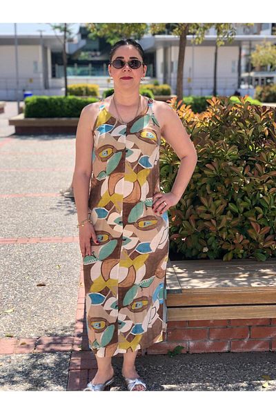 BAKTAGÖR Silk Viscosine Dress