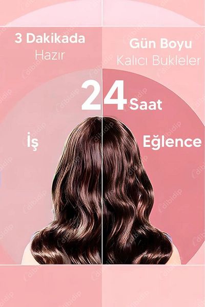CMT 💁 Pink Automatic Rotating Curling Iron