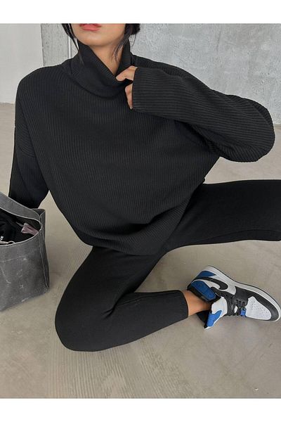 NZL TEKSTİL Dgn's Sportswear- 2-Piece Women's Sweater-Pants Suit
