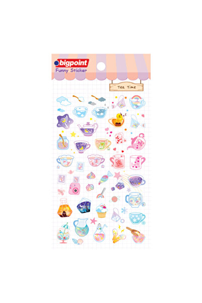 Bigpoint Autocolant Ora ceaiului x 15 bucăți