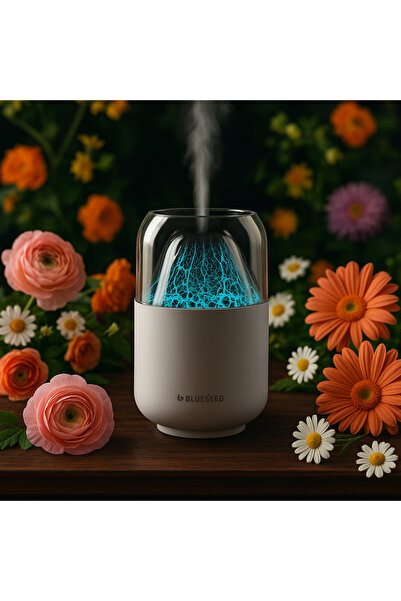 blueseed LED Işıklı Buhar Difüzörü & Aromaterapi Cihazı | Masaüstü | Ofis ve ...