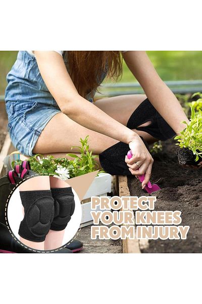 Velixo Set Of 2 Knee Pads, Eva Foam Protection, Adjustable Velcro, For Knees, Elbows, Work