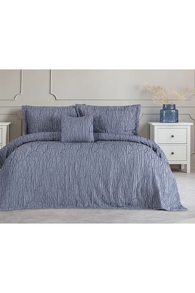 Özdilek Nirvana Double Bedspread Set - Indigo