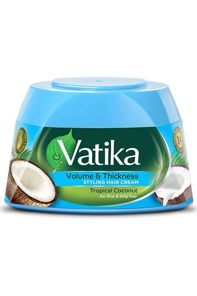 Vatika Vatika Tropical Coconut Styling Cream 140g 2-pack