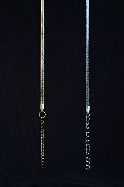 Lisinya Gold Silver Colored Unisex Steel Couple Bracelet Italian Model Does Not Tarnish or Fade - Lisinya