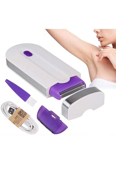MACVI Epilator Laser Macvi® M063A, Tehnologie Sensa-Light, LED, Mov