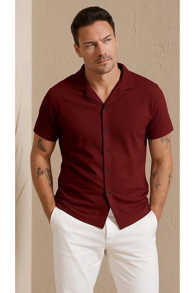 ROCKBLACK Men's Summer Short Sleeve Lycra New Season Shirt