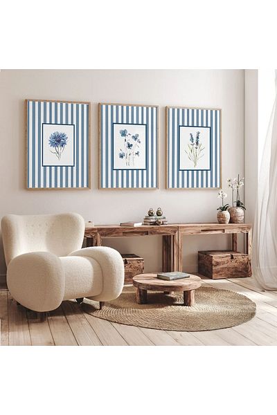 Dekorsiahome 3 Pcs Wood Frame Living Room Hall Kitchen Table Set Set3257